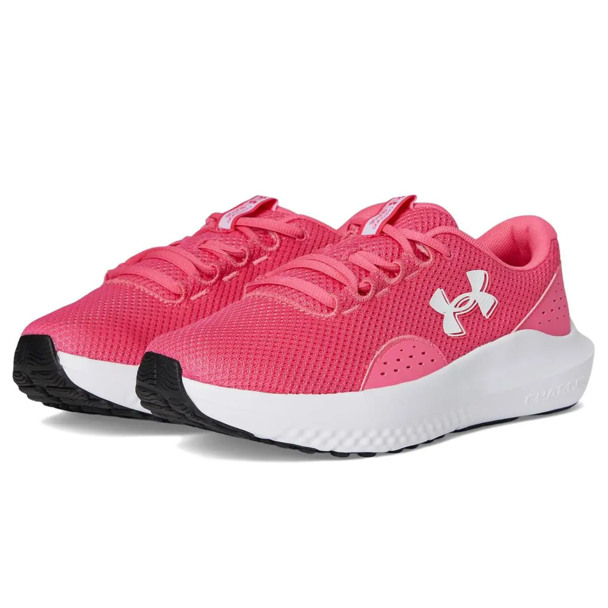 Woman`s Sneakers Athletic Shoes Under Armour Charged Surge 4 - Super Pink/Super Pink/White