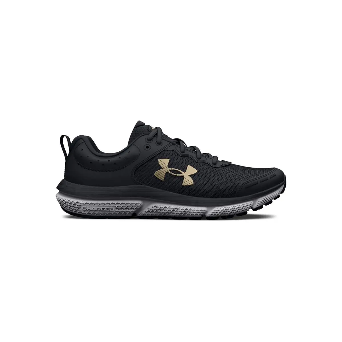 Under Armour shoes - Black/Black/Metallic Gold 8