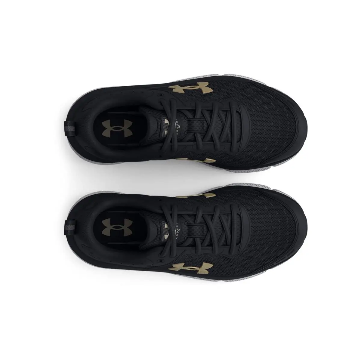 Under Armour shoes - Black/Black/Metallic Gold 5