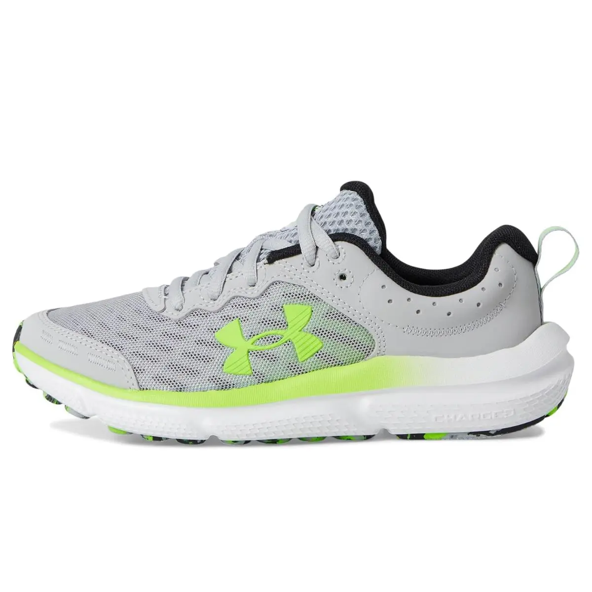 Under Armour shoes - Mod Gray/Black/Hyper Green 2