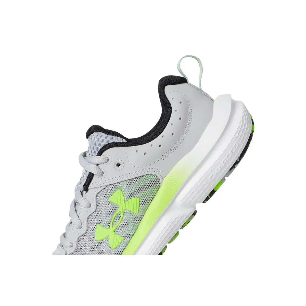 Under Armour shoes - Mod Gray/Black/Hyper Green 4