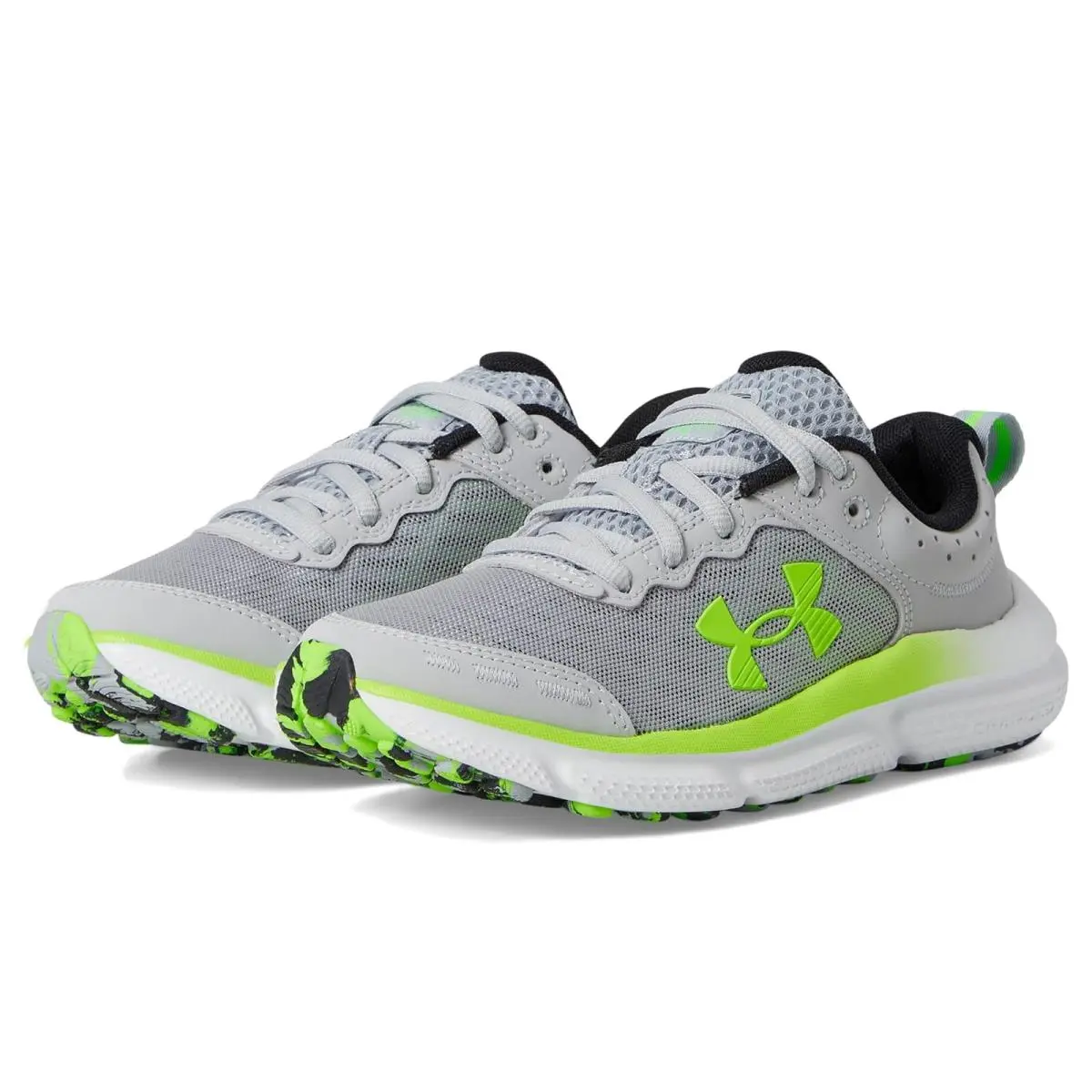 Under Armour shoes - Mod Gray/Black/Hyper Green 6
