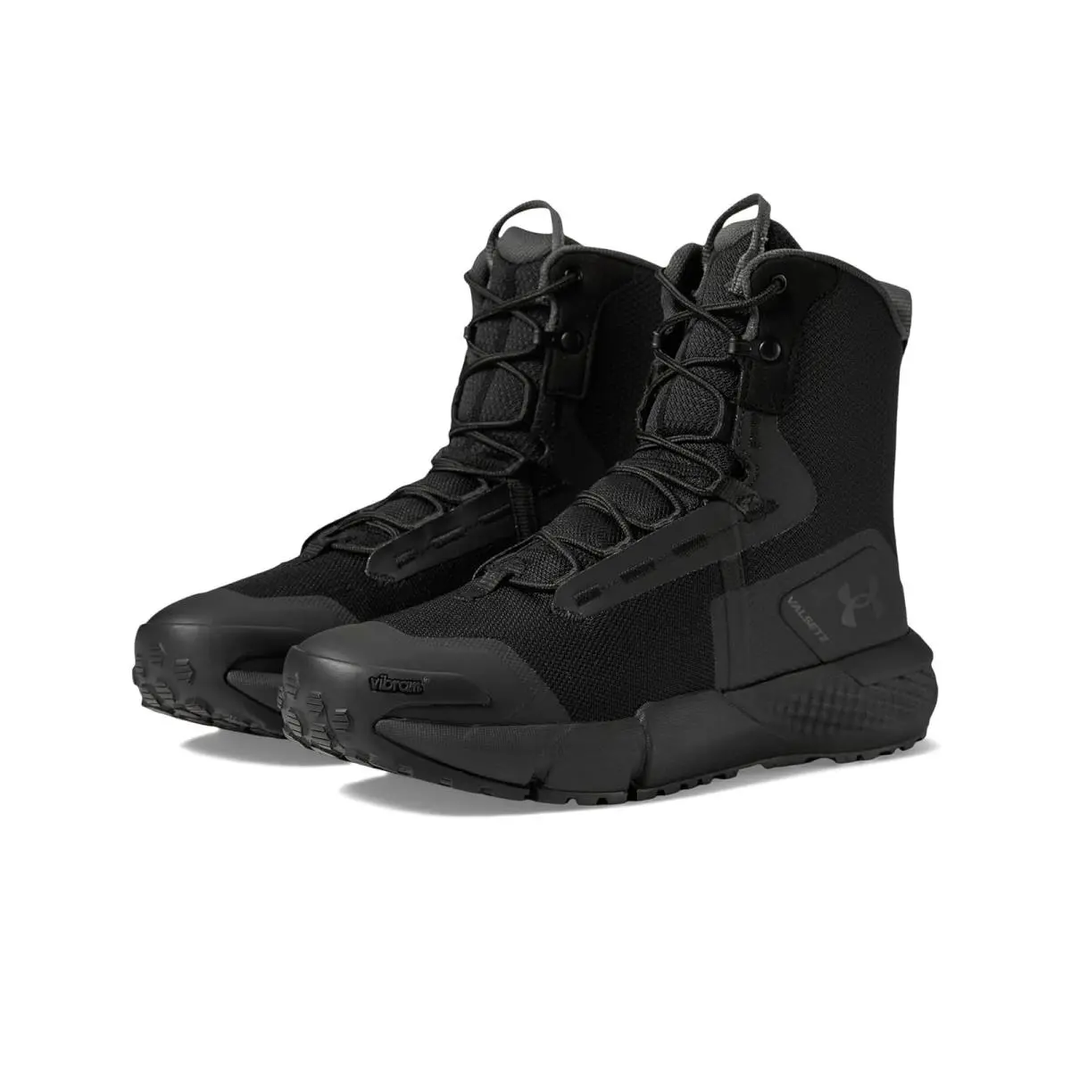 Woman`s Boots Under Armour Charged Valsetz - Black/Black/Jet Gray