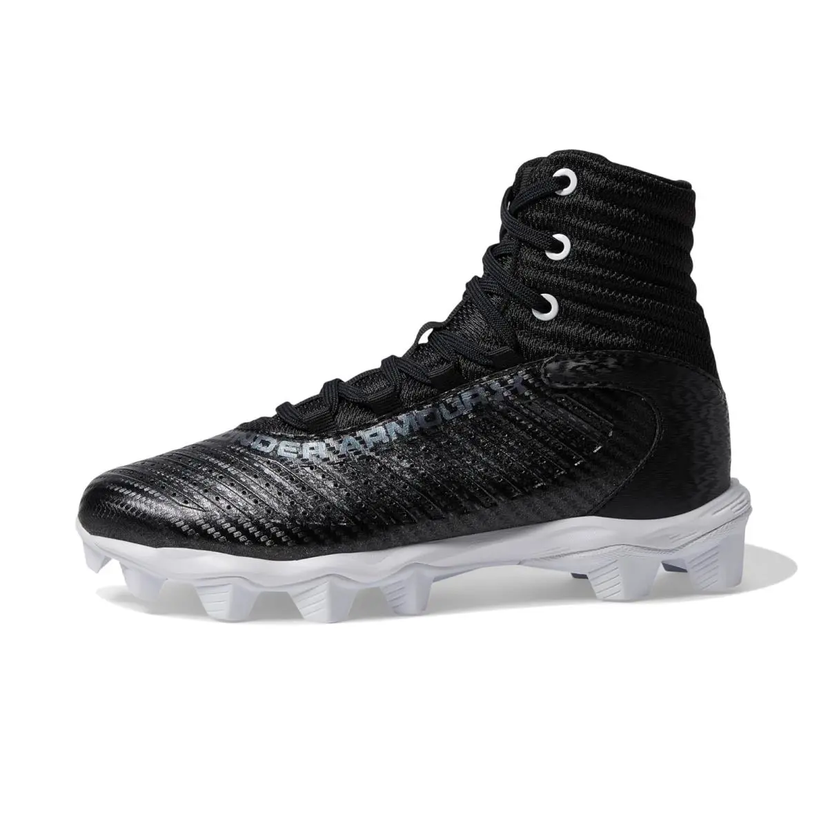 Under Armour shoes - Black/White/Metallic Gunmetal 2