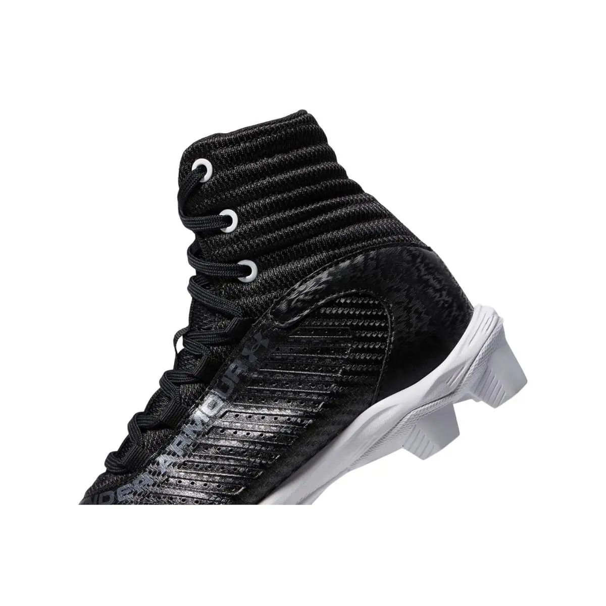 Under Armour shoes - Black/White/Metallic Gunmetal 9