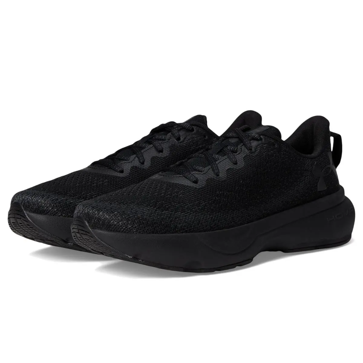 Man`s Sneakers Athletic Shoes Under Armour Infinite - Black/Black/Black