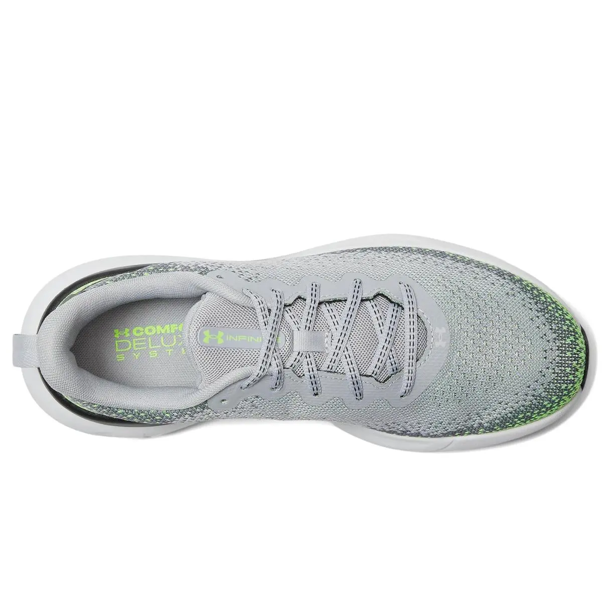 Under Armour shoes - Downpour Gray/Black/White 14