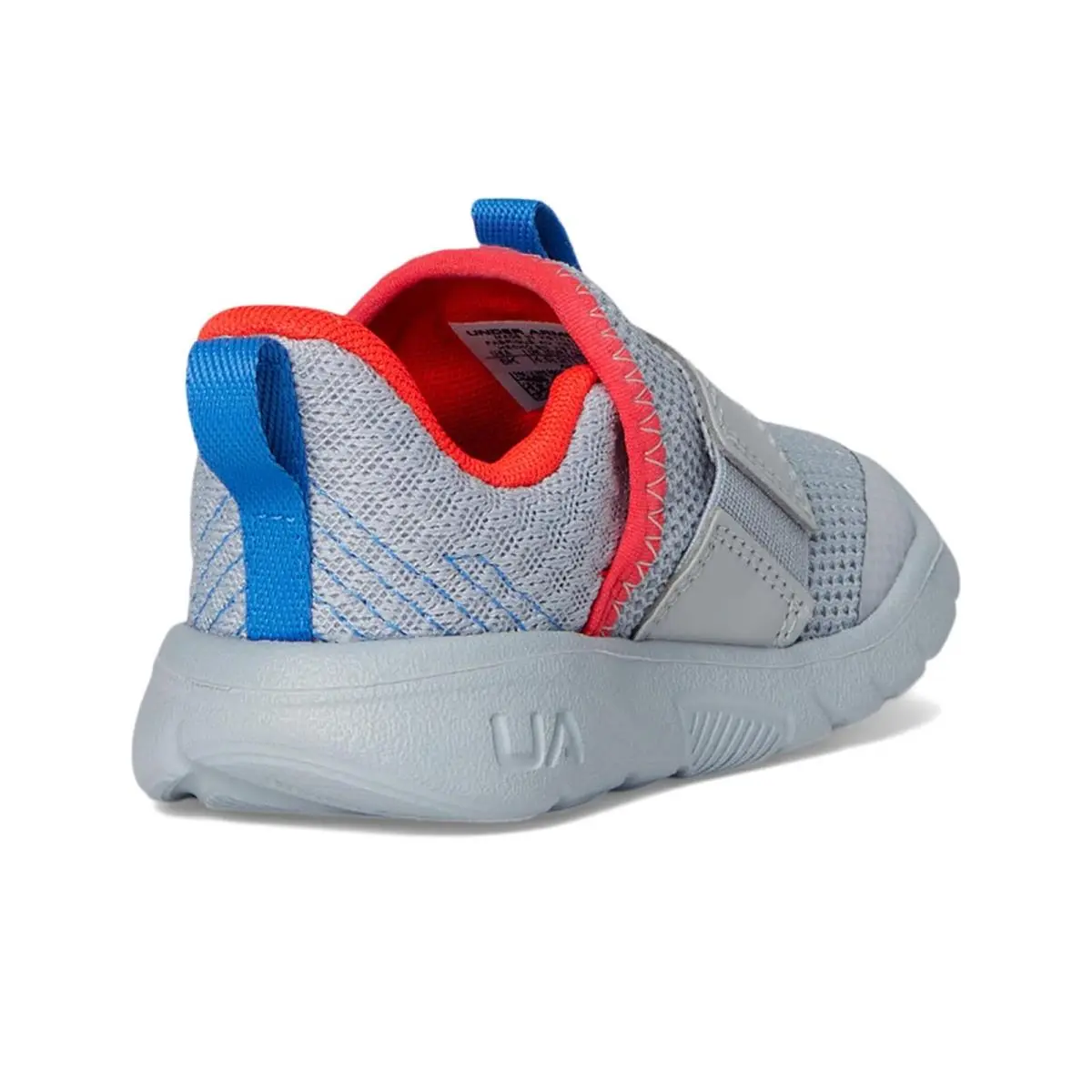 Under Armour shoes - Mod Gray/Racer Red/High Vis Yellow 10