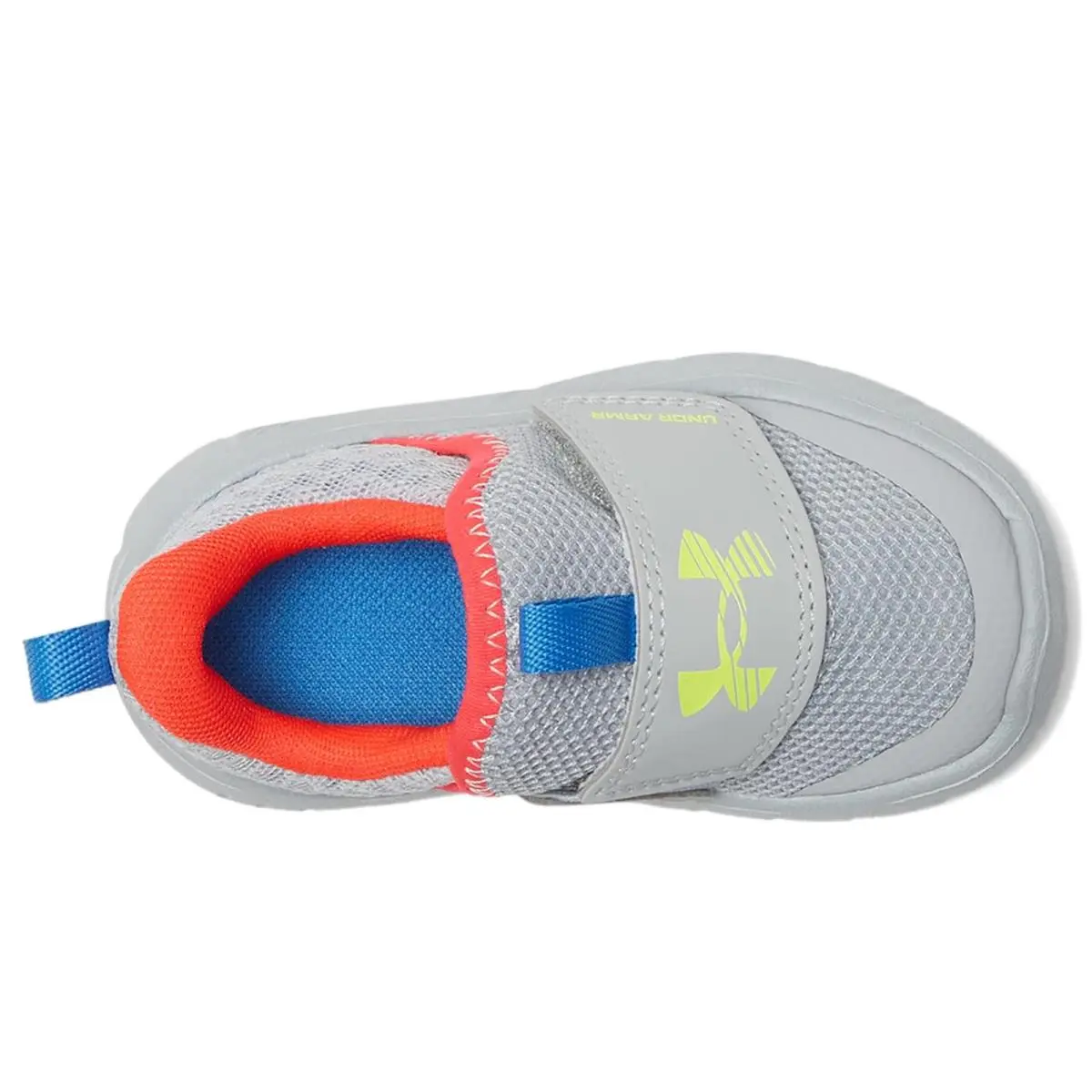 Under Armour shoes - Mod Gray/Racer Red/High Vis Yellow 7