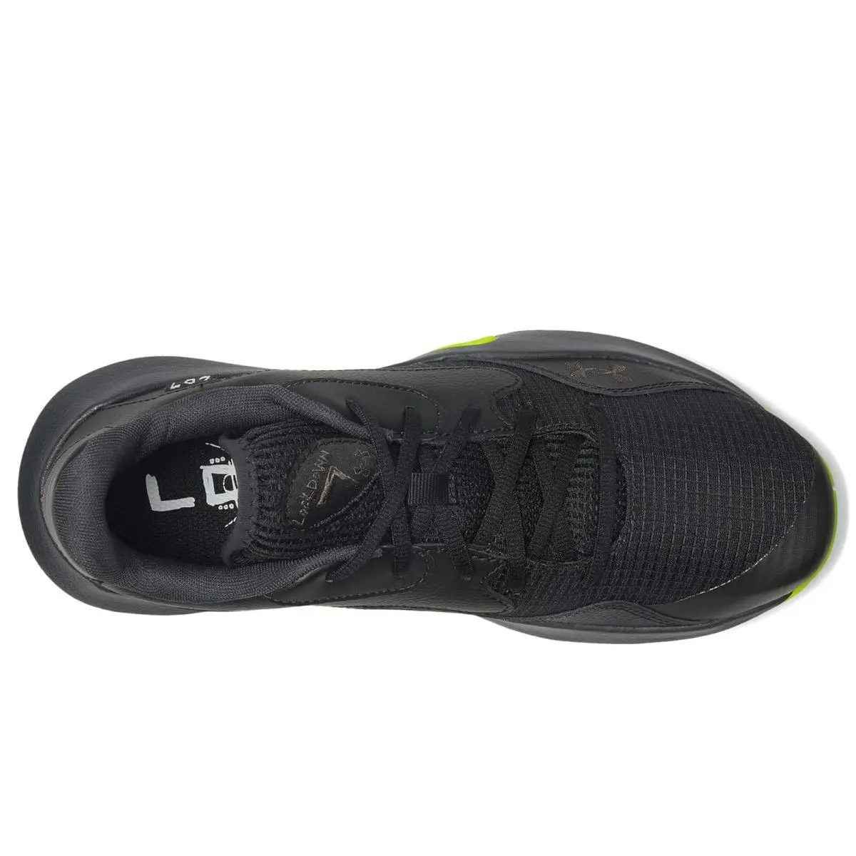Under Armour shoes - Black/Black/Metallic Black 7