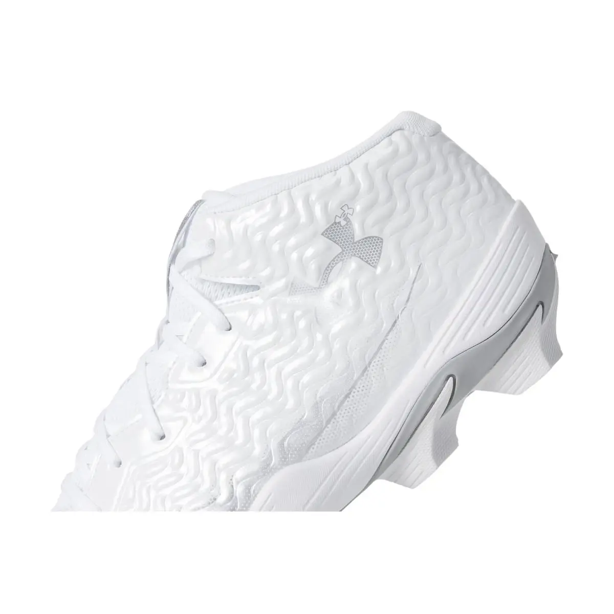 Under Armour shoes - White/Metallic Silver/Metallic Silver 4