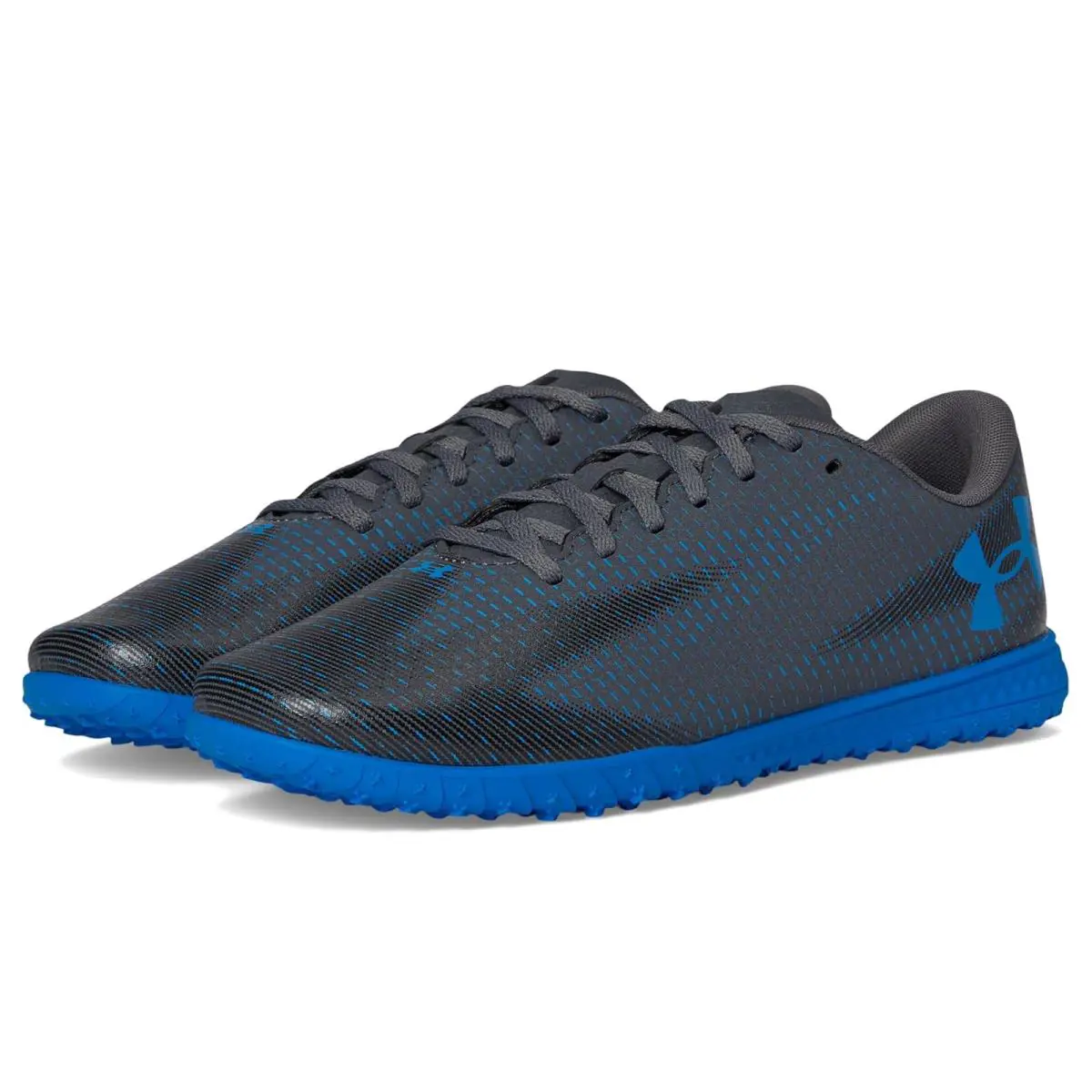 Unisex Shoes Under Armour Shadow Select 3 Turf Soccer Cleats Castlerock/Black/Blue Atlantis