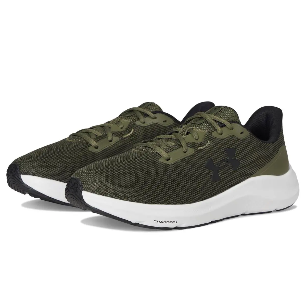 Man`s Sneakers Athletic Shoes Under Armour Charged Pursuit 4 - Marine Overdye Green/Marine Overdye Green/Black