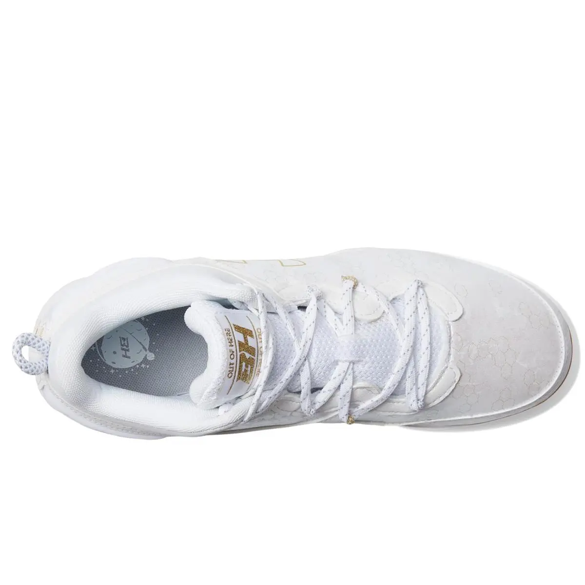 Under Armour shoes - White/White/Metallic Gold 0