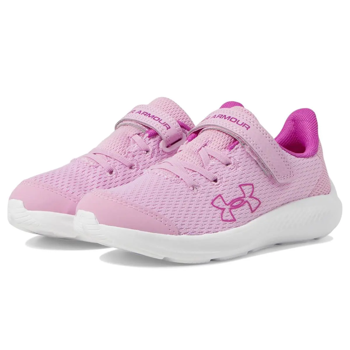Under Armour Kids Pre School Pursuit 3 Big Logo Alternate Closure Little Kid - Stellar Pink/Vivid Magenta/Vivid Magenta
