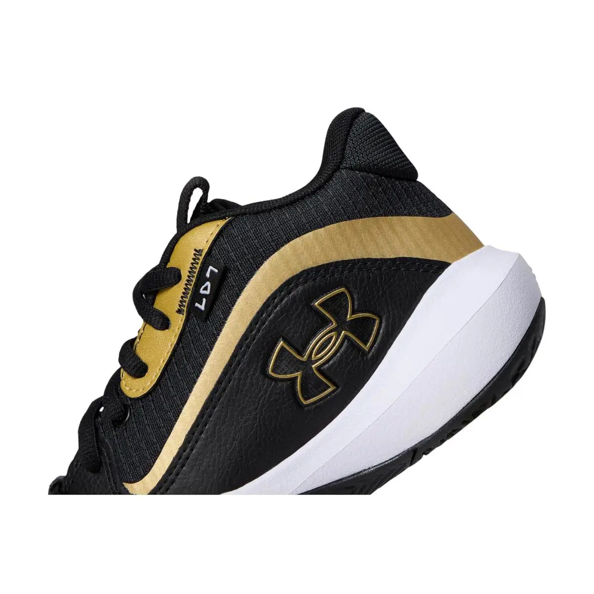 Under Armour shoes - Black/Black/Metallic Gold 4