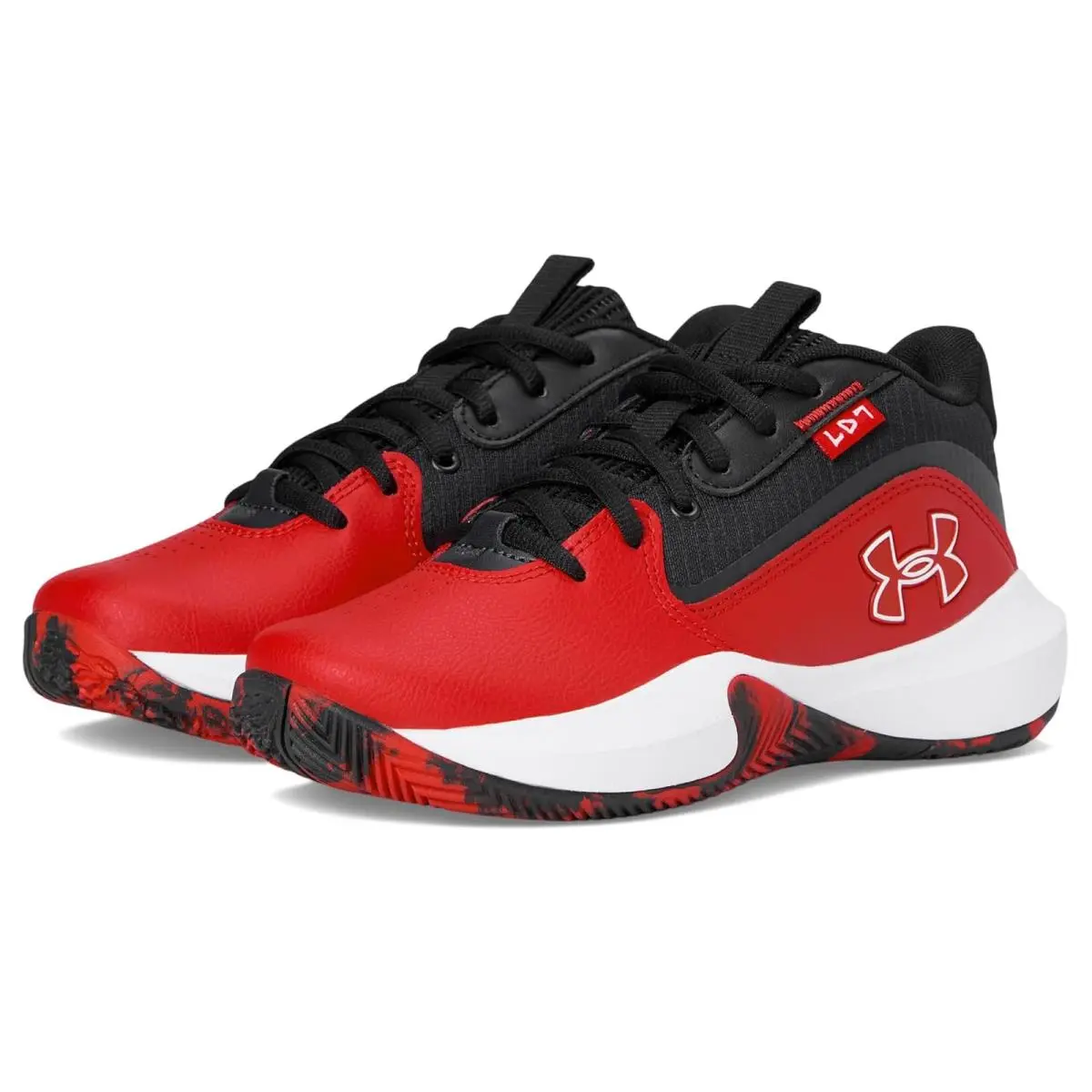 Under Armour shoes - Red/Black/White 6