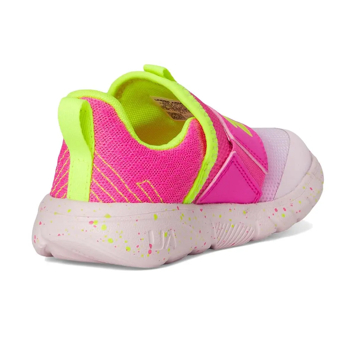 Under Armour shoes - Prime Pink/Rebel Pink/High Vis Yellow 10