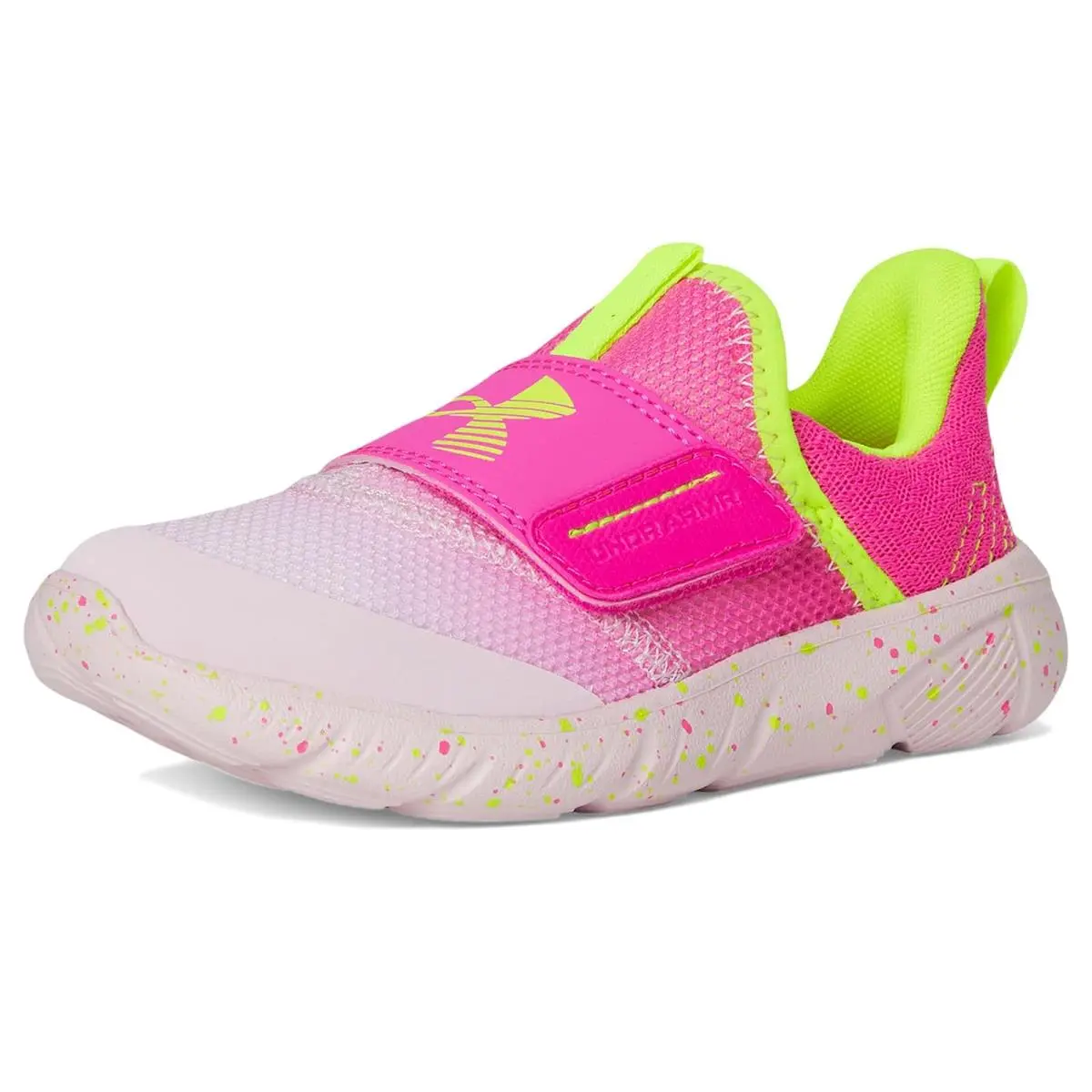 Under Armour shoes - Prime Pink/Rebel Pink/High Vis Yellow 12