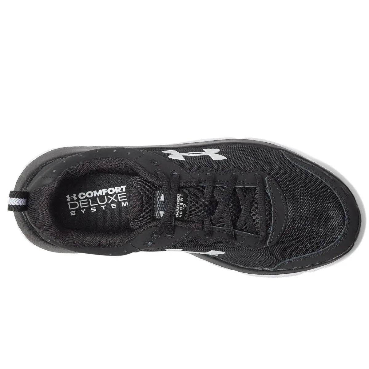 Under Armour shoes - Black/Black/White 6