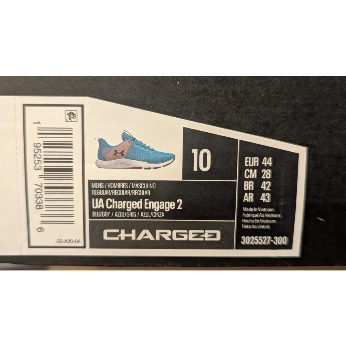 Under Armour shoes - Blue/Grey 4