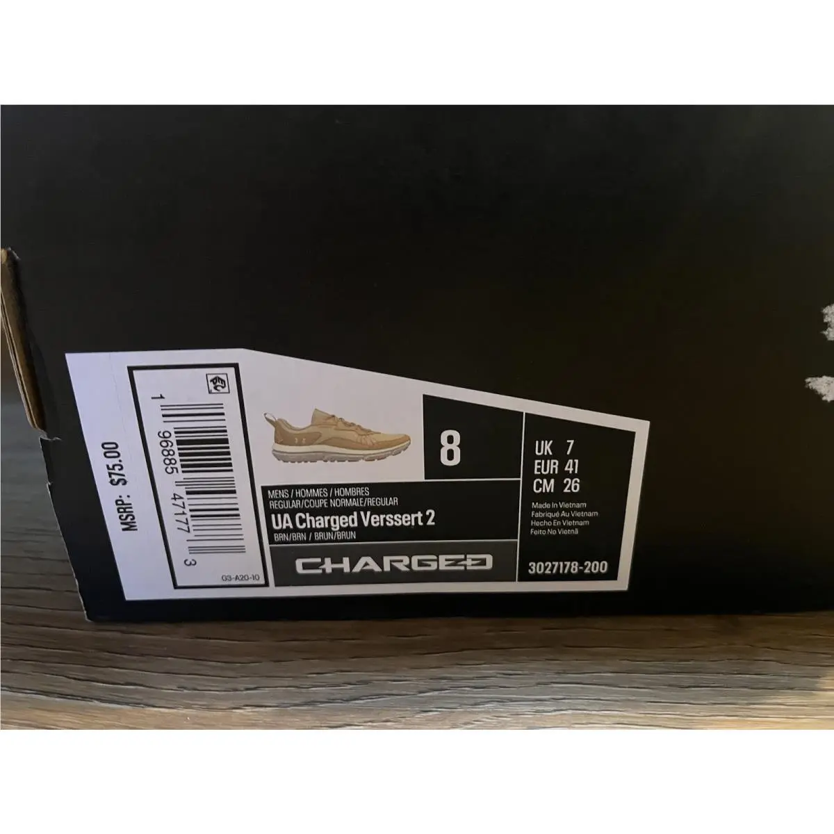Under Armour shoes - Under Armour Charged Verssert 2 - 3027178-200 - Brown 3