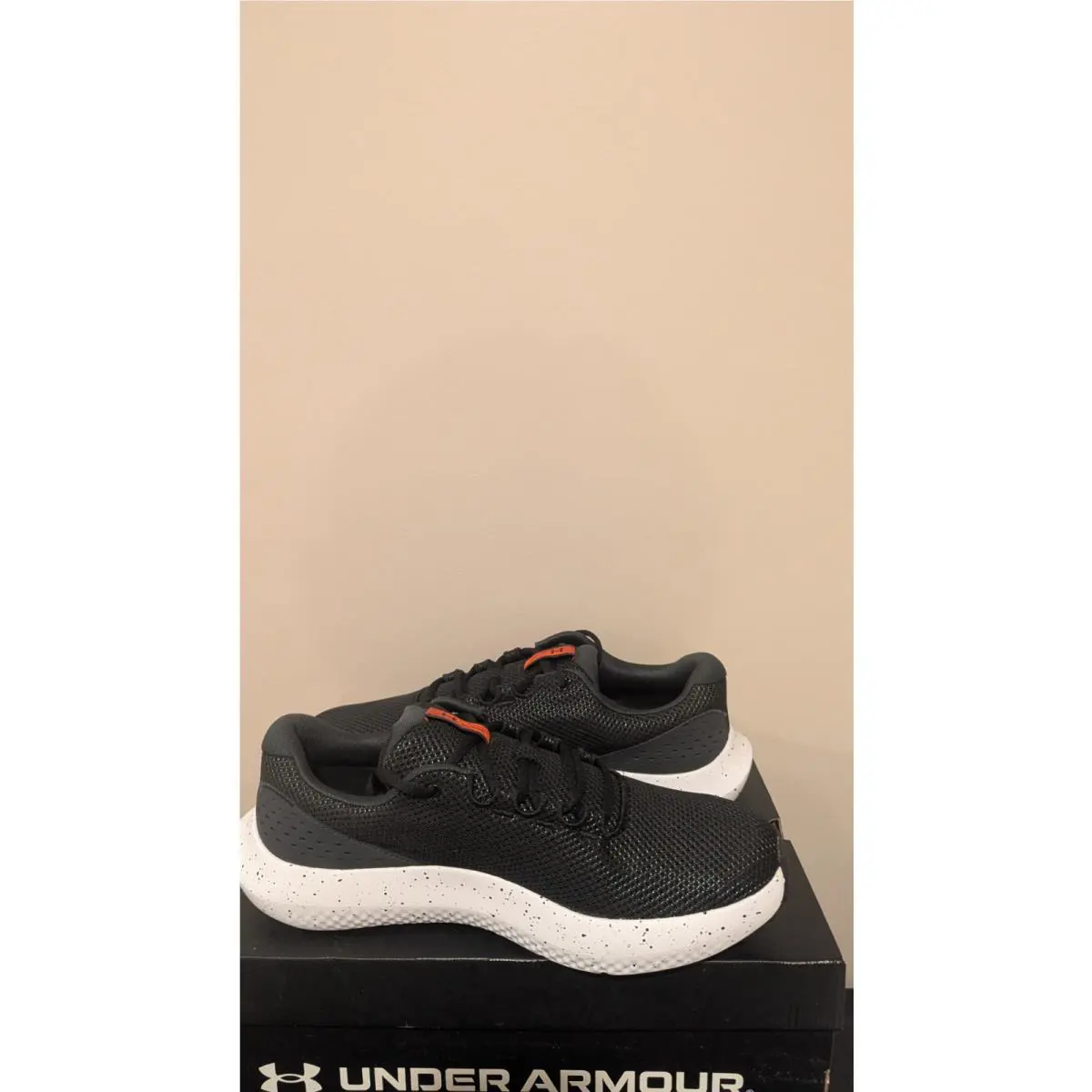 Under Armour shoes - Black / Anthracite / Ares Red 0