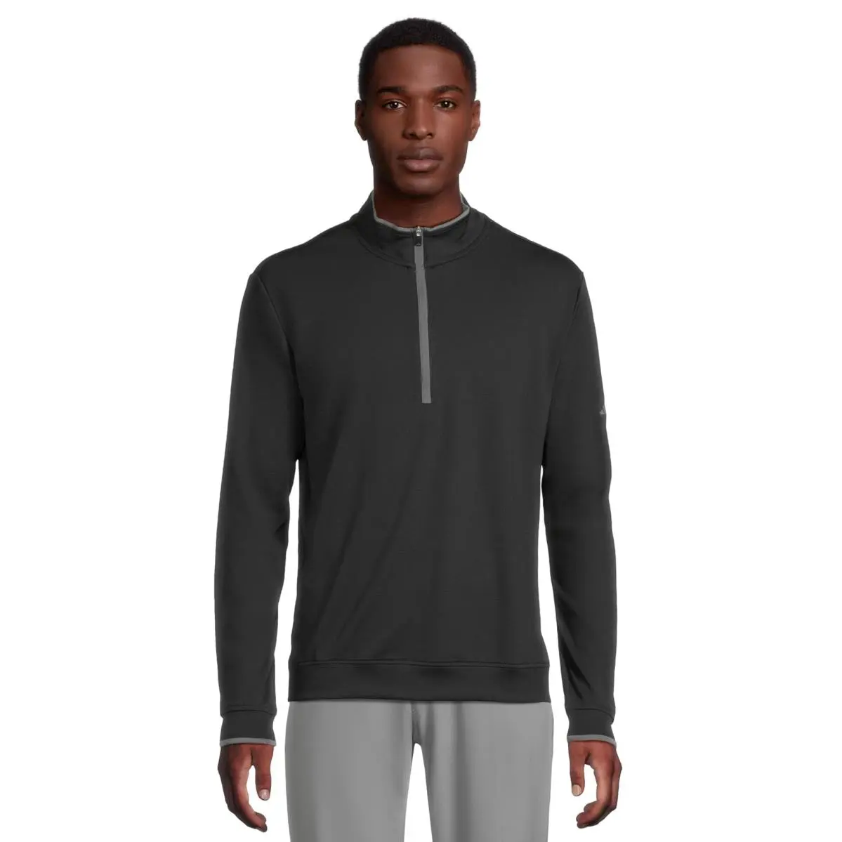 Man`s Shirts Tops Adidas Golf Core Lightweight Half Zip Golf Pullover
