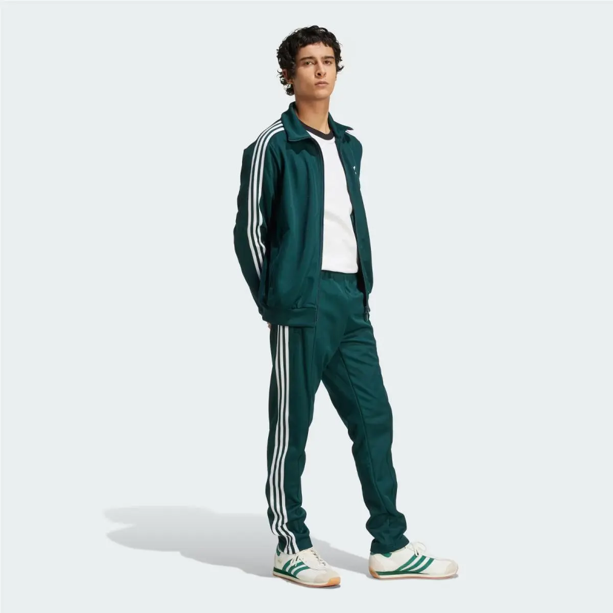 Adidas clothing - Originals Adicolor Classics Firebird - Originals Adicolor Classics Firebird - JY1278 - Aurora Ivy / White 7