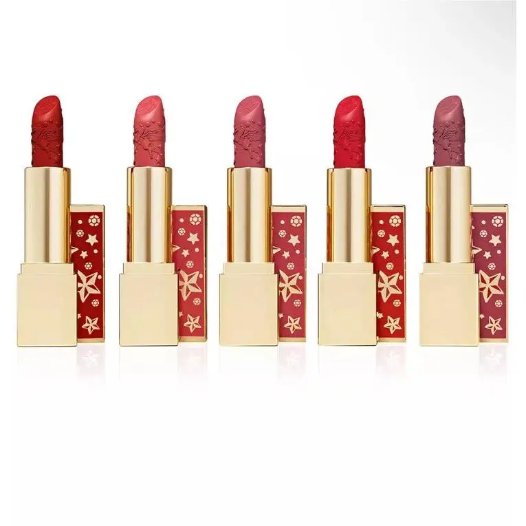 Estee Lauder 5-Pc. Stellar Lipstick in Gold Case Holiday Gift Set Full Size