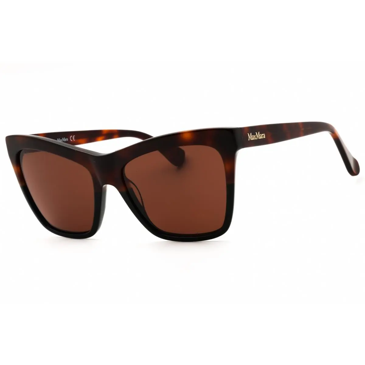 MM0008-56E-55 Sunglasses Size 55mm 140mm 17 Dark Havana Sunglasses NE by Max Mara