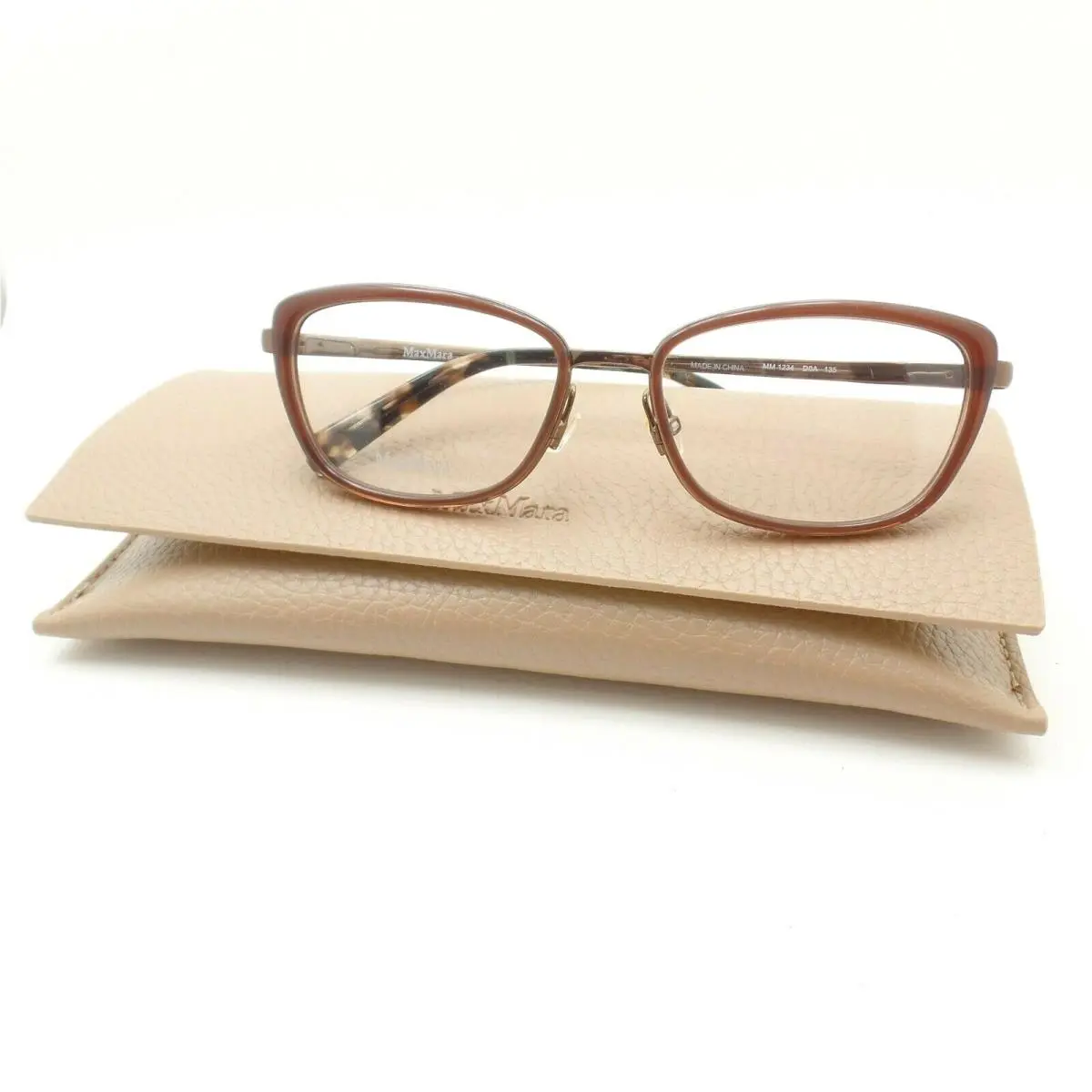 Max Mara MM 1234 D0A Brown 53 Eyeglass Frame
