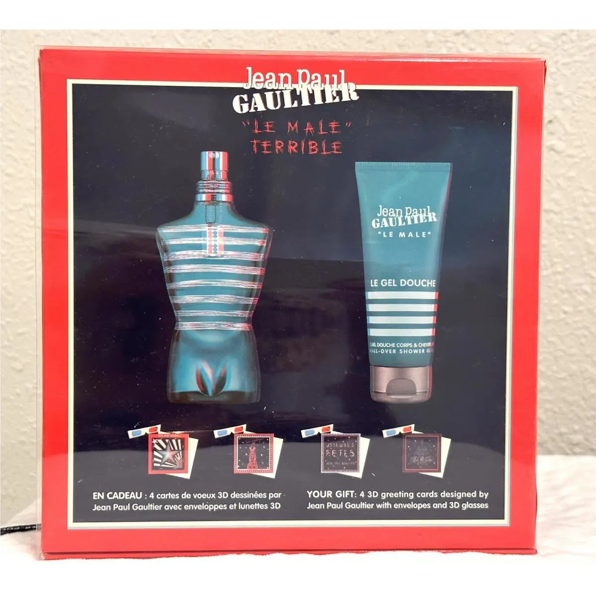 Jean Paul Gaultier Le Male Terrible Edt Extreme 2.5 oz + Shower Gel Gift Set
