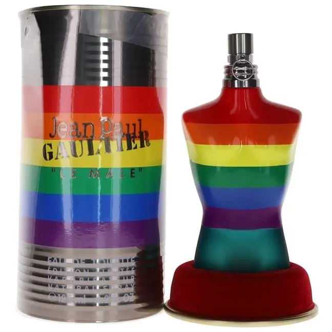 LE Male Jean Paul Gaultier 4.2oz Eau de Toilette Men Pride Limited Edition Spray