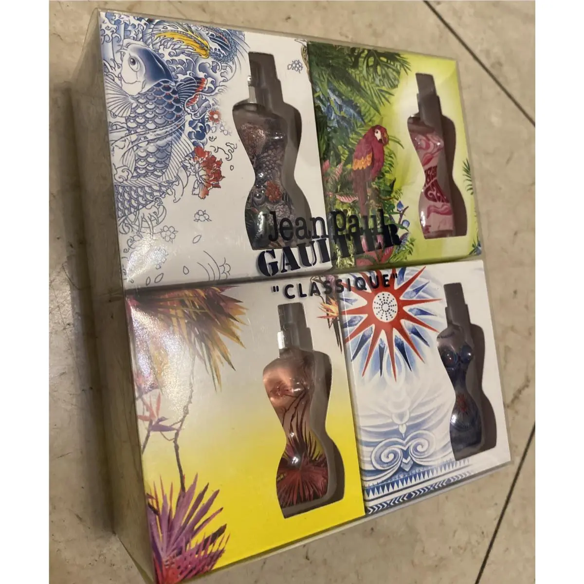 Classique by Jean P. Gaultier For Women Edt Splash Summer Fragrance .11oz x 4NIB