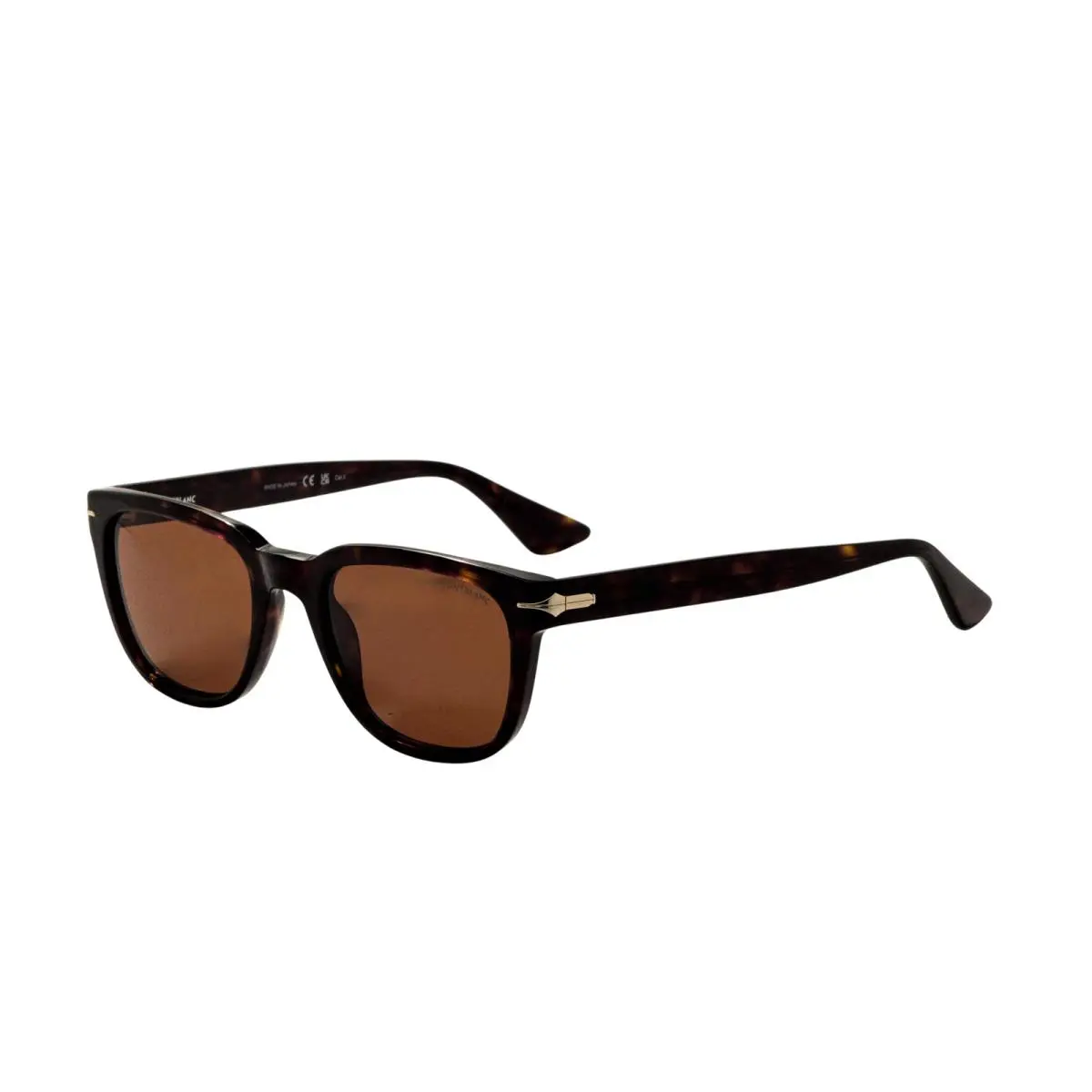 Men`s 53 mm Havana Sunglasses MB0302S-012 by Montblanc