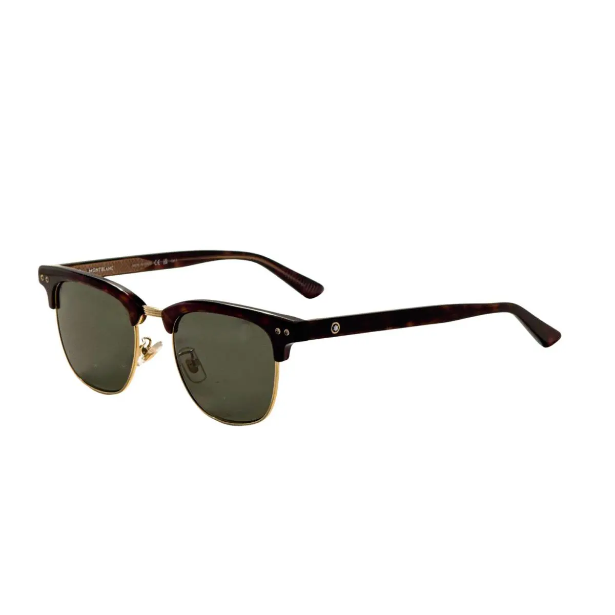Montblanc Men`s 52 mm Havana Sunglasses MB0382S-003