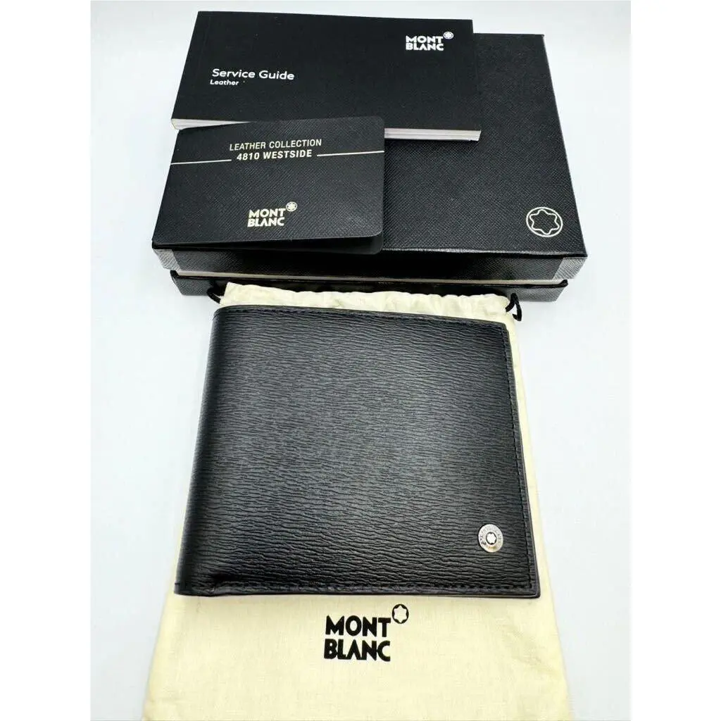 Montblanc Meisterstück Black Leather Bifold Wallet Men’s