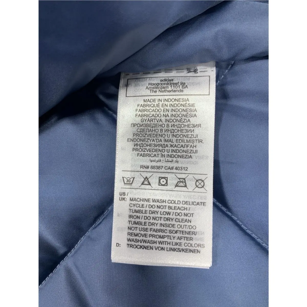 Adidas clothing - IY2283 - IY2283 - Blue 16