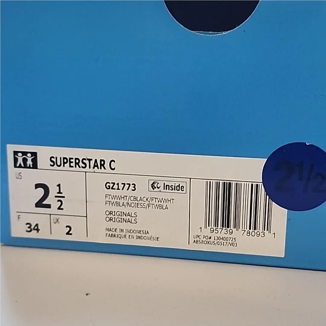 Adidas shoes - adidas Superstar - Superstar - gzi773 - White & Blue 9