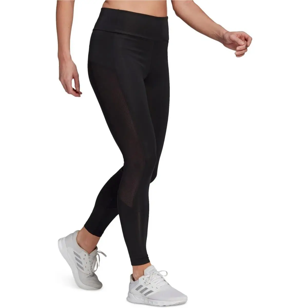 Adidas Women`s Big Logo Sport Tights Small Black/black/white