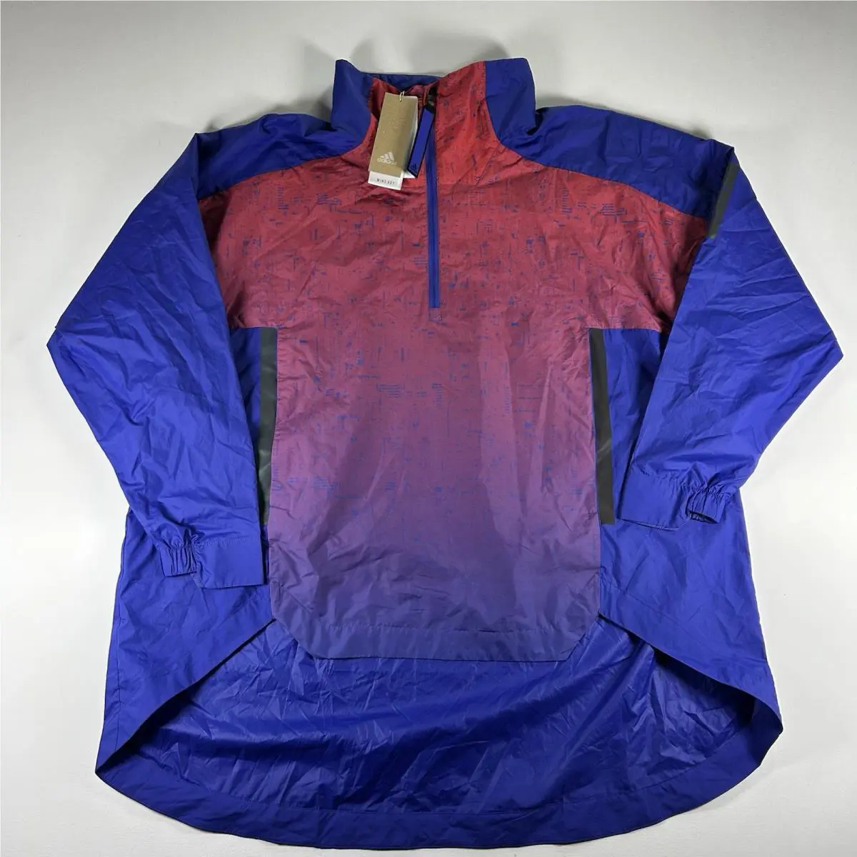 Adidas Women’s Myshelter Rain.rdy Parley Waterproof - Medium Blue Red Jacket