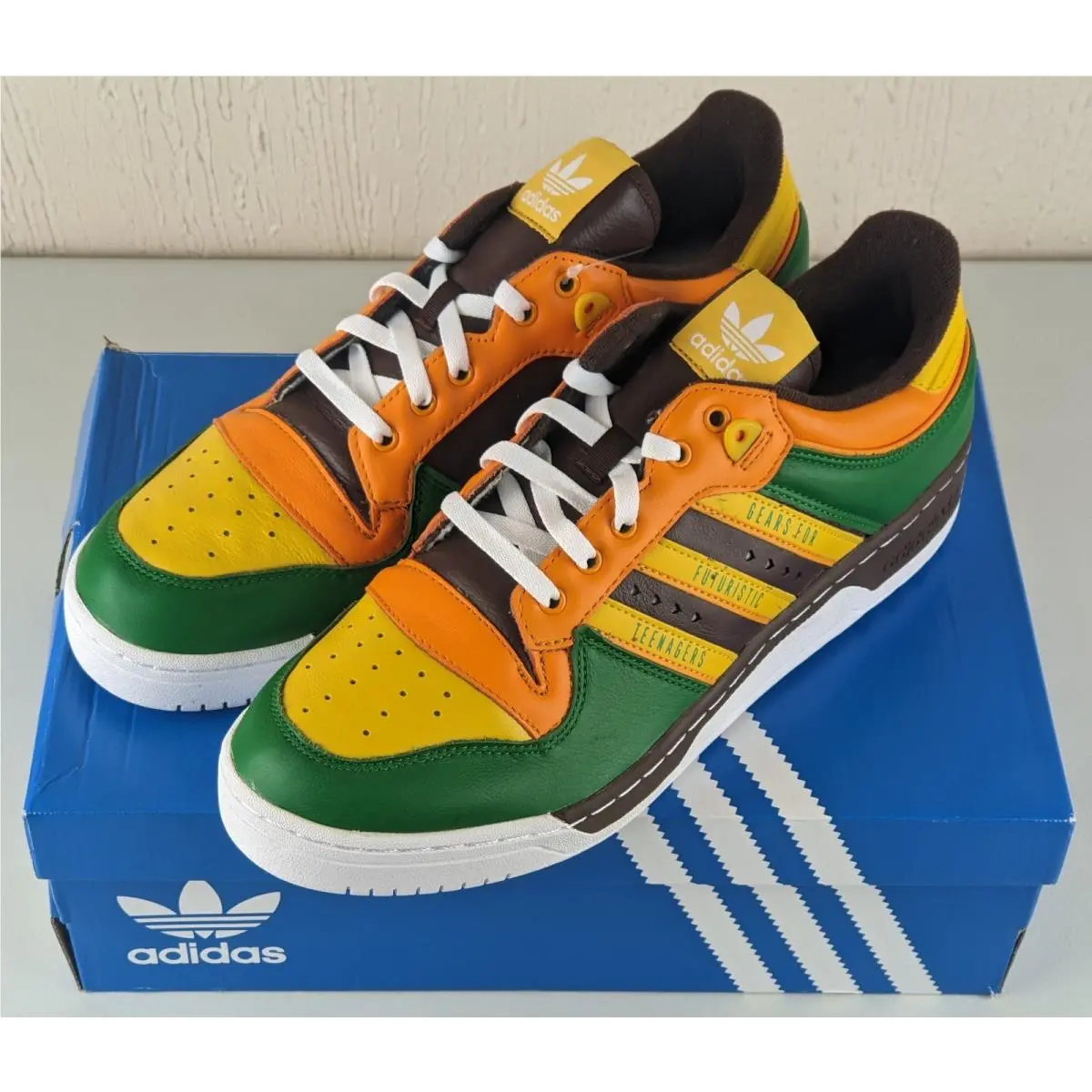Adidas Rivalry Low Human Made Green - FY1084 - Men`s Size 12