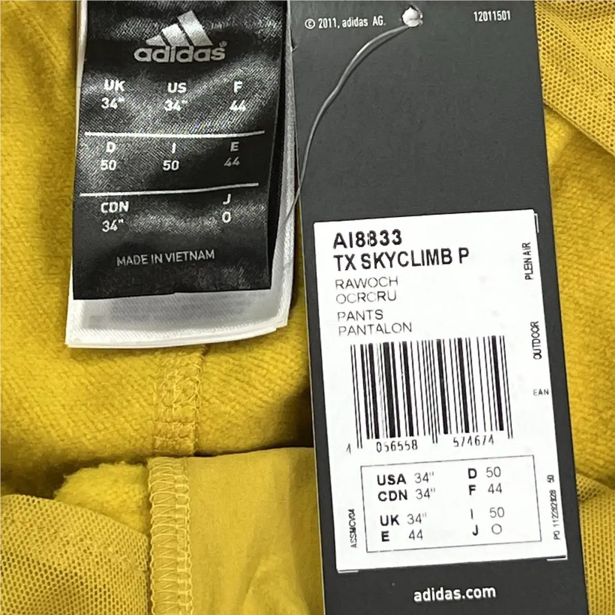 Adidas clothing - Terrex Skyclimb - Terrex Skyclimb - AI8833 - Yellow (UPC: 4056558574674) 11
