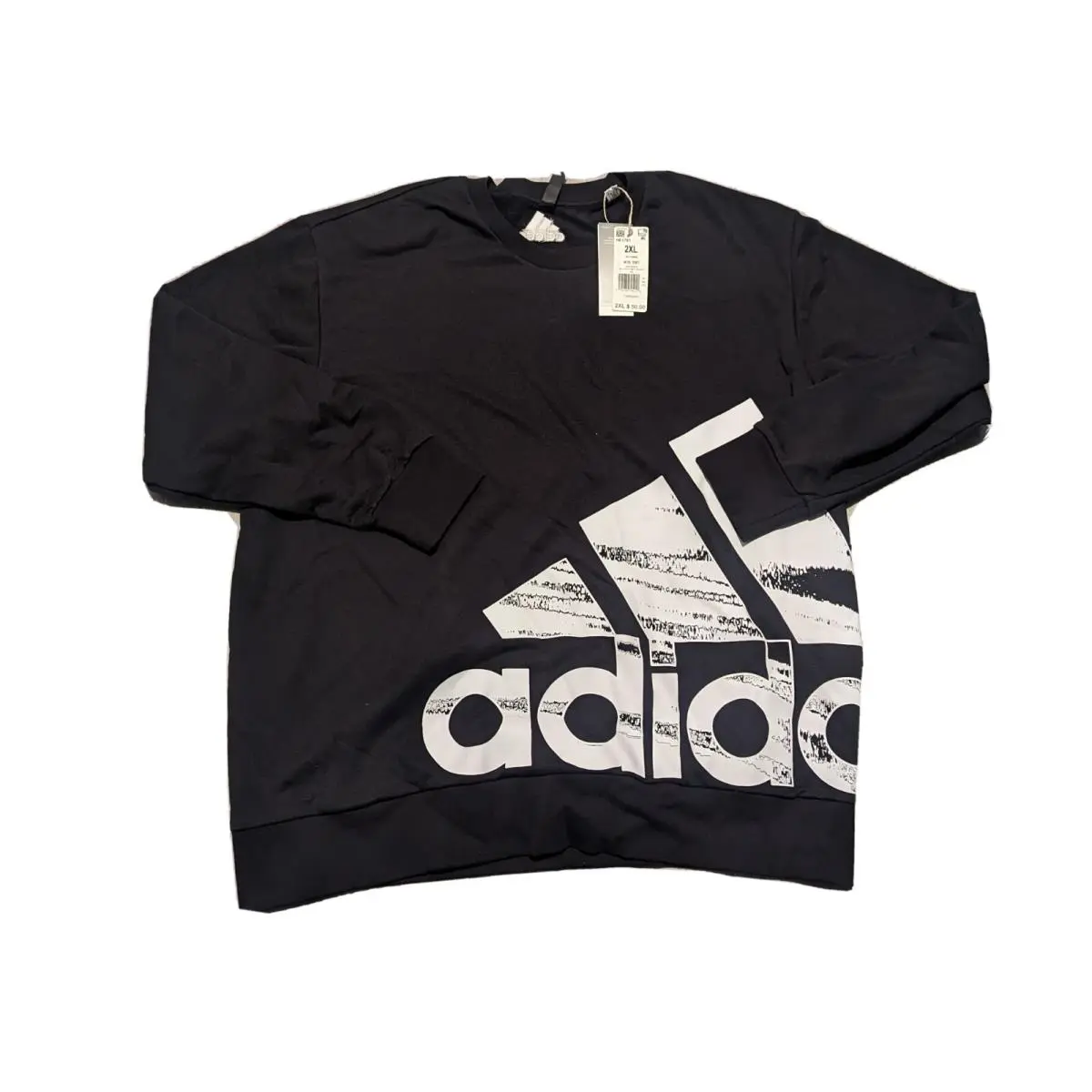 Adidas Essentials Brandlove French Terry Sweatshirt Men`s Casual Tee HE1781 2XL