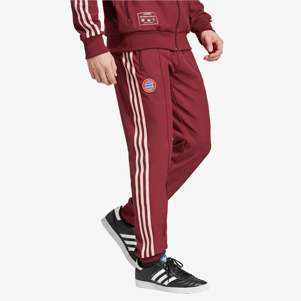 Adidas FC Bayern Munchen Terrace Icon Track Pants Red Gold JF0588 Men’s Size L