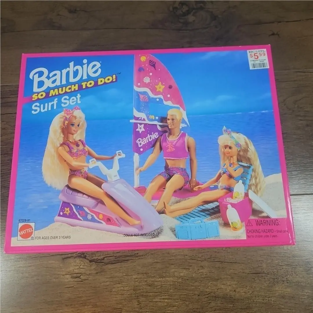 Vintage 1995 Barbie Surf Set 67028 Mattel Arco Toys