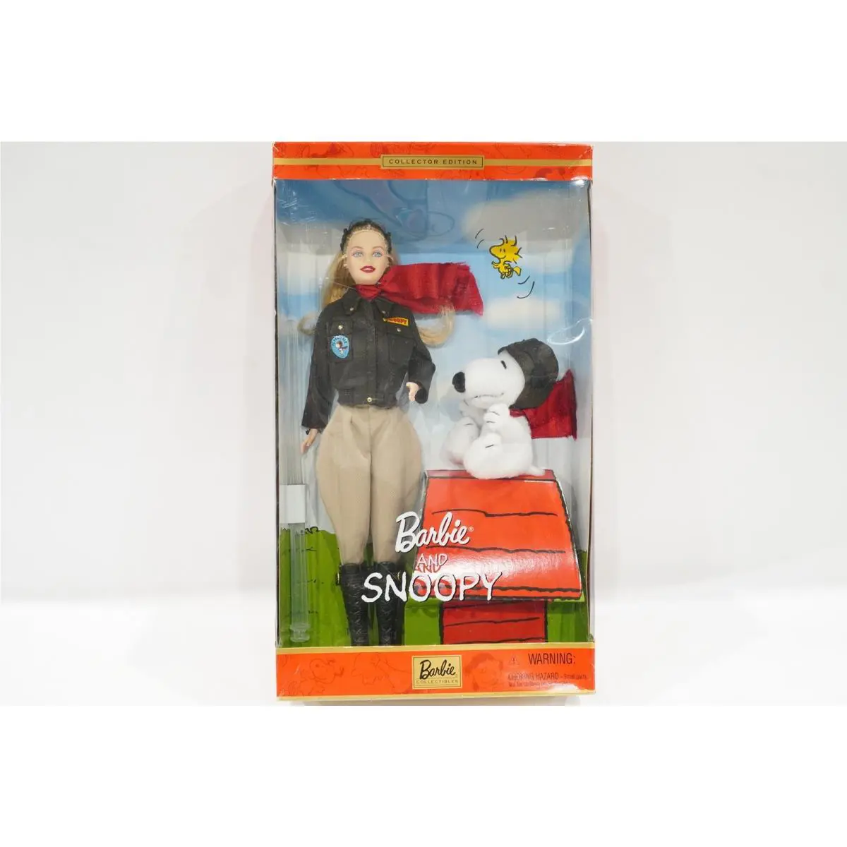 Barbie and Snoopy AS Flying Ace Collector Edition 55558 Mattel 2001 e21