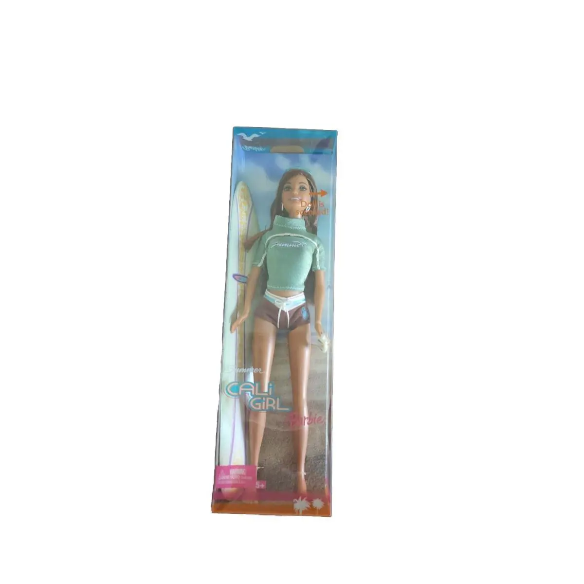 Cali Girl Summer Barbie 2004 Swimsuit Scented Nrfb