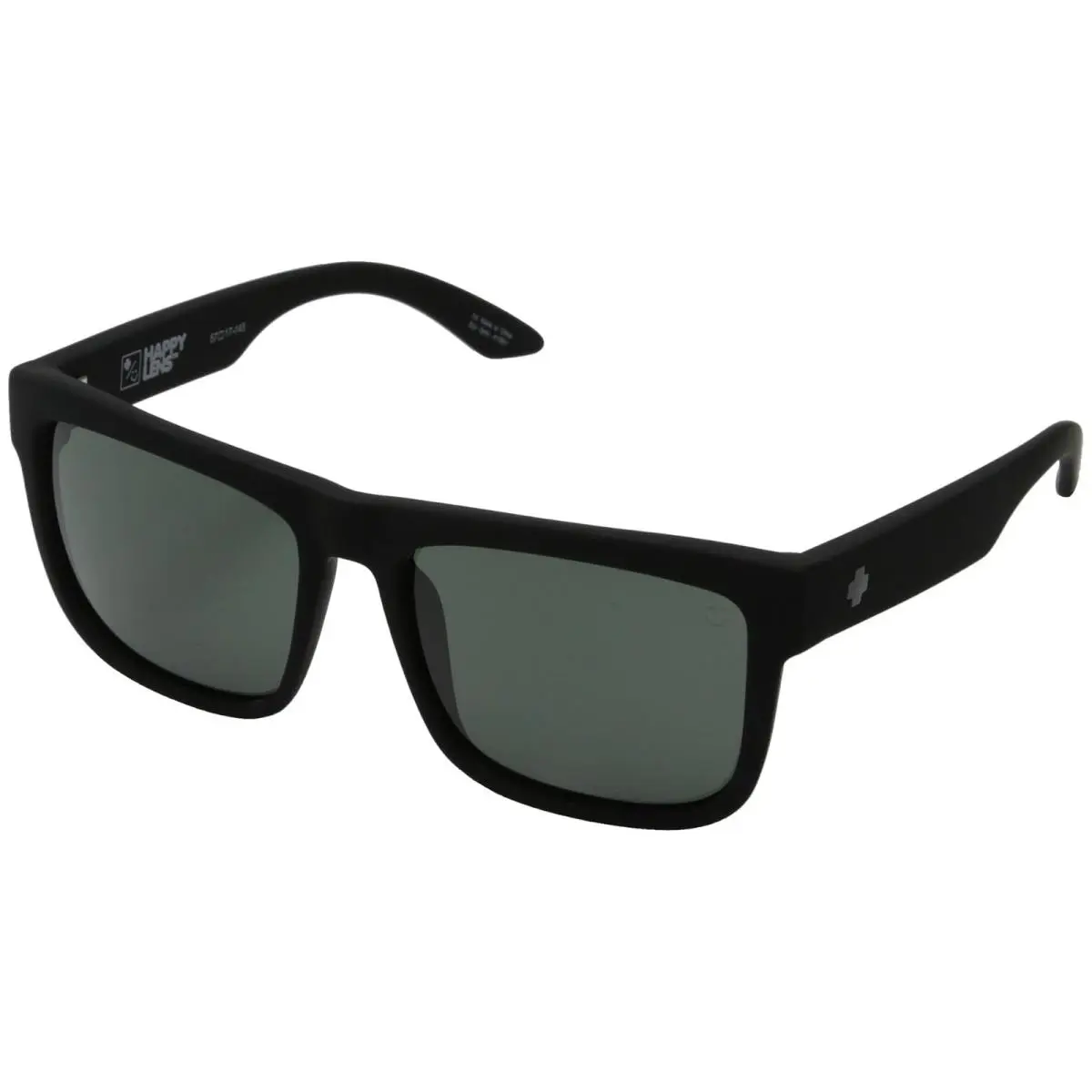 Unisex Sunglasses Spy Optic Discord Soft Matte Black/HD Plus Gray Green by SPY Optics